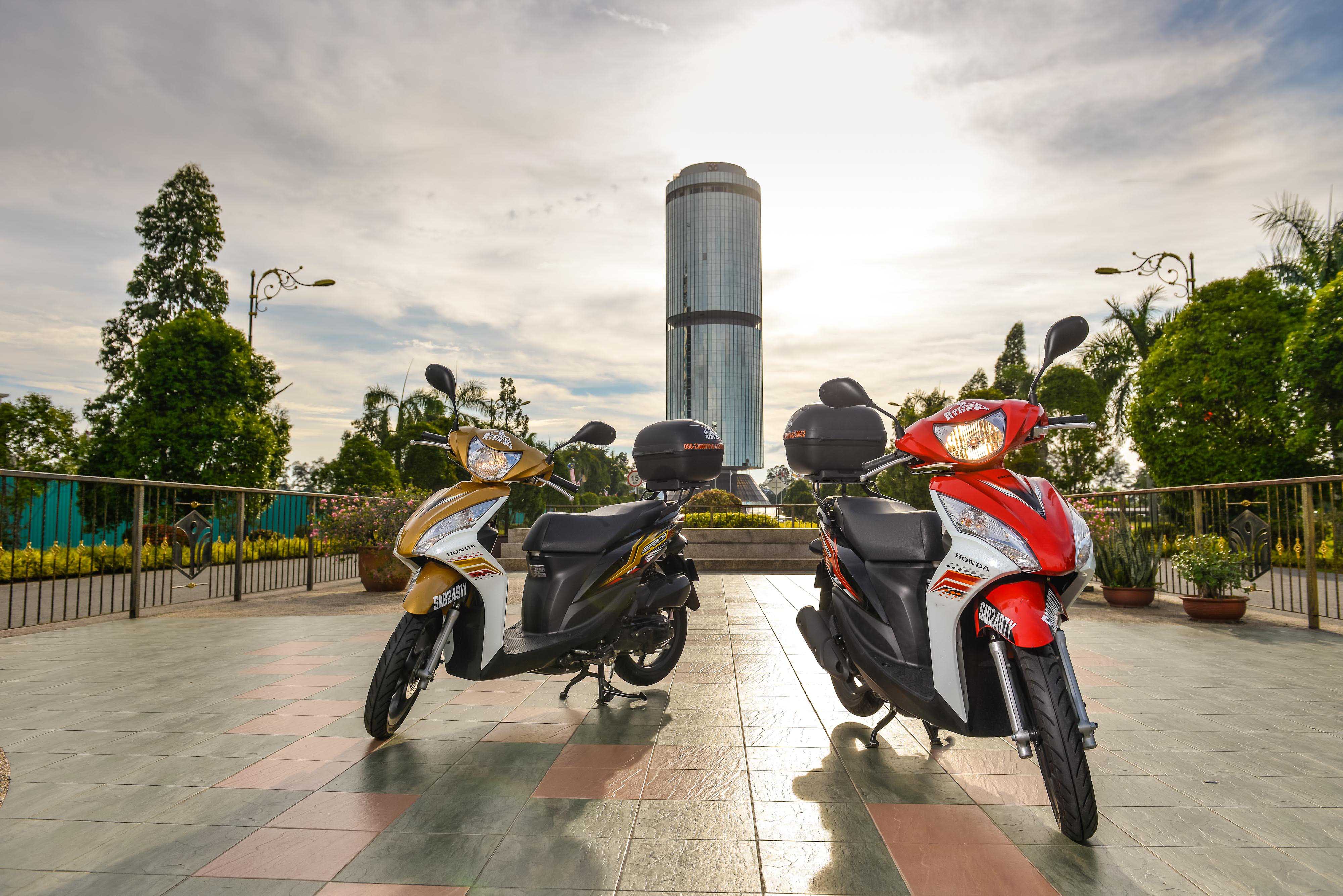 Borneoride motorbike at Tun Mustapha Tower Yayasan Sabah, Kota Kinabalu